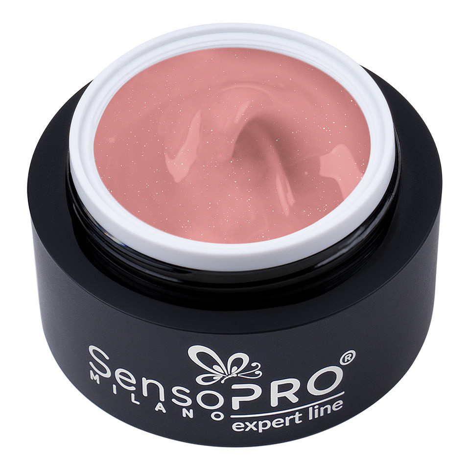 Gel Constructie Shimmer Peach SensoPRO Milano 15ml