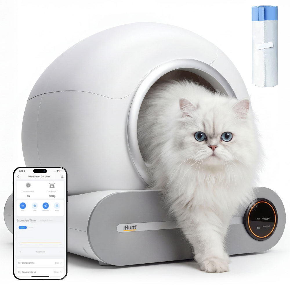 Litieră Automată iHunt Smart Cat Litter V1 - imagine 2