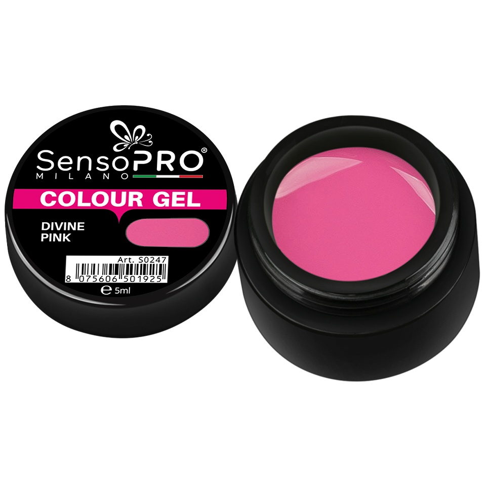 Gel UV Colorat Divine Pink SensoPRO Milano
