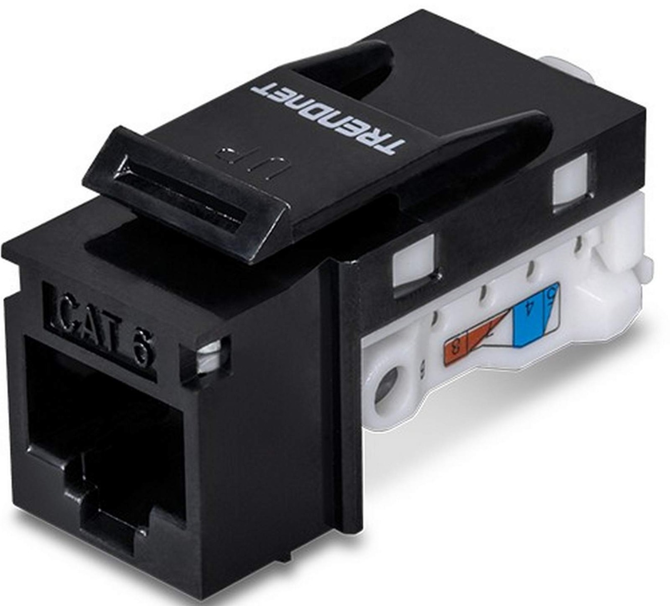 Mufă Keystone Trendnet Cat6 10 Gbps Tool-less TC-K25C6BK