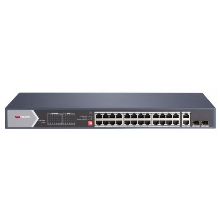 Switch Hikvision 28 Porturi Gigabit PoE