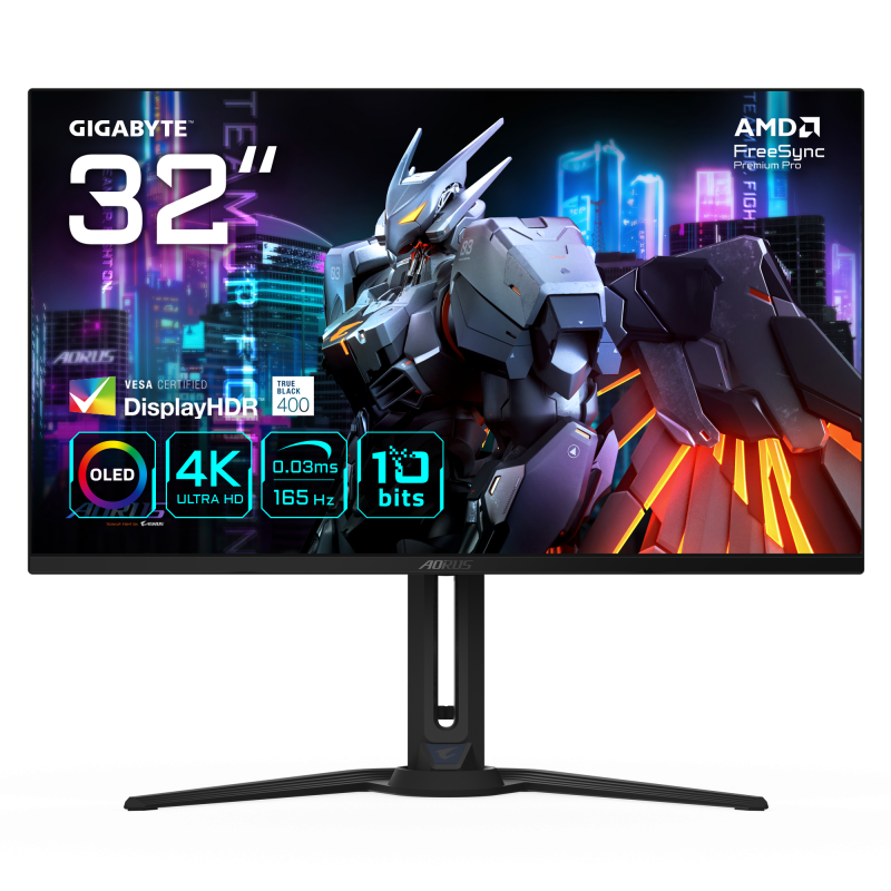 Monitor Gaming Gigabyte AORUS FO32U 32" 4K OLED 165Hz