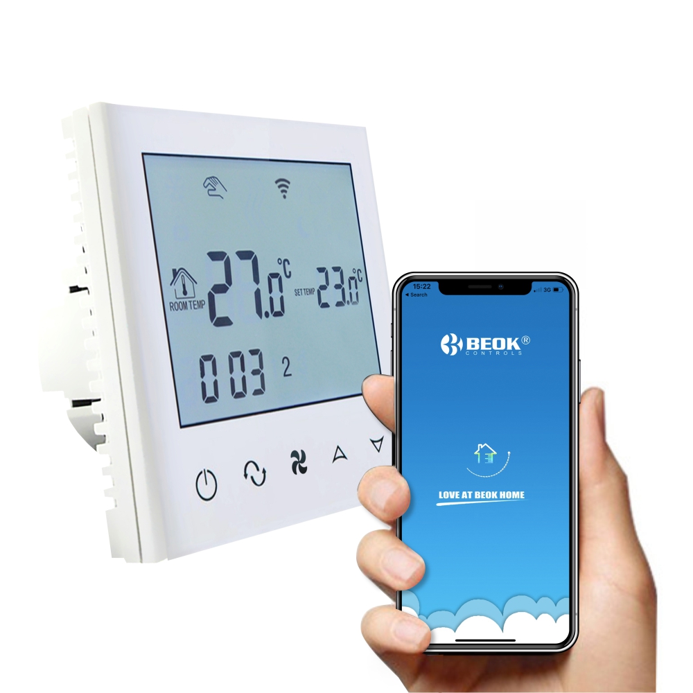 Termostat Wi-Fi Beok TDS21WIFI-AC4, Control App - imagine 5
