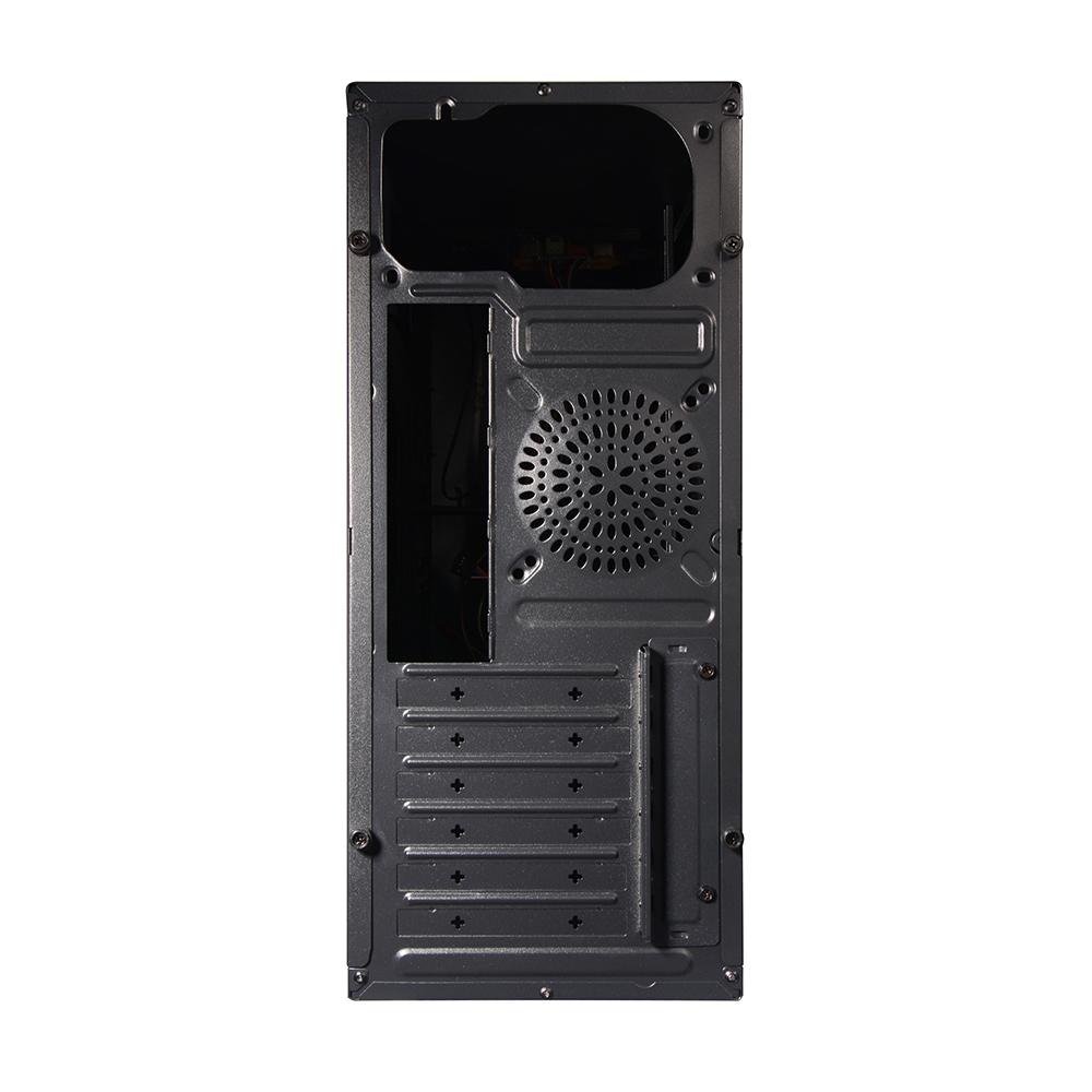 Carcasa SPACER CHRONOS Mid Tower ATX Negru - Office - imagine 4