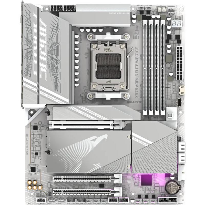 Placă de Bază GIGABYTE X870 AORUS ELITE WIFI7 ICE AM5 - imagine 2