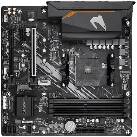 Placa de baza GIGABYTE B550M AORUS ELITE AM4, PCIe 4.0, WiFi 6 - imagine 2