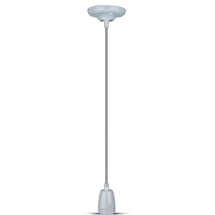 Pendul Tavan Portelan V-TAC Gri, Soclu E27