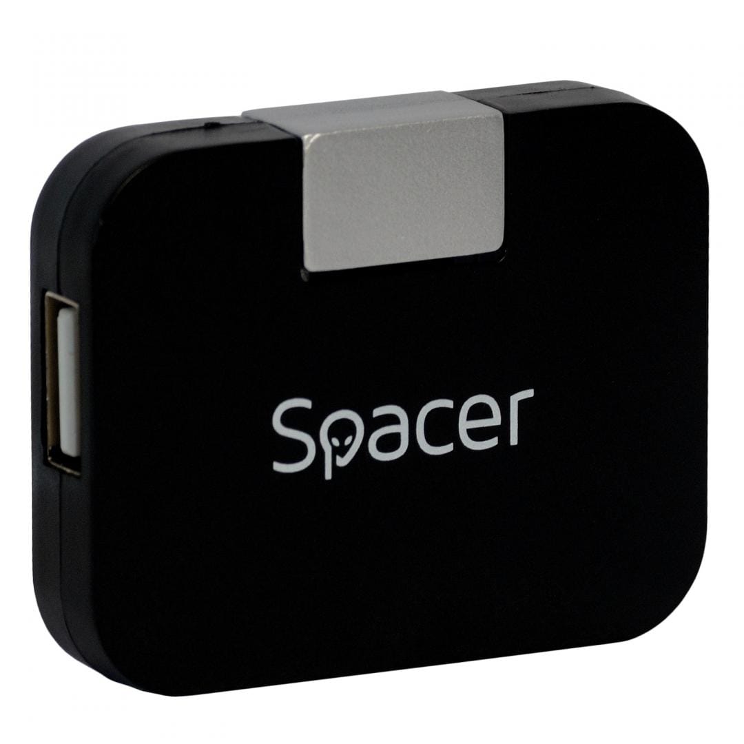 Hub USB 2.0 SPACER SPH-316 cu 4 Porturi - Compact și Rapid - imagine 3