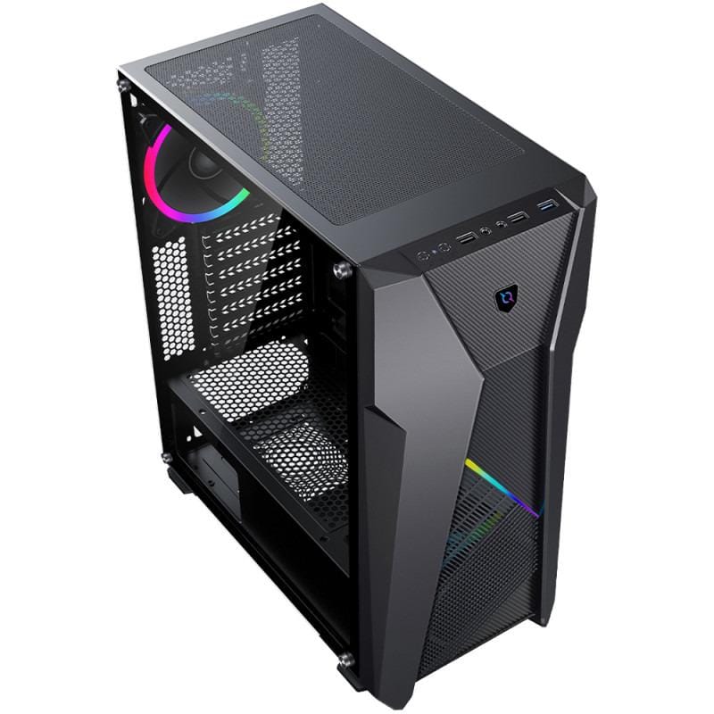 Carcasa Gaming Aqirys Canopus Midi Tower ARGB - Black - imagine 4