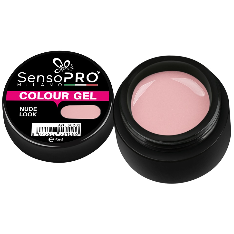 Gel UV Colorat Nude Look 5ml SensoPRO Milano