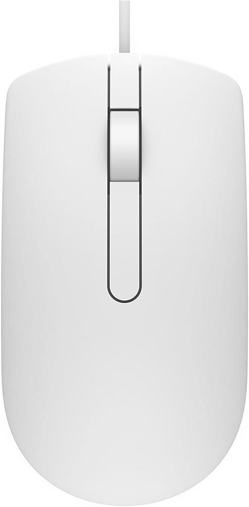 Mouse Dell MS116 1000 DPI USB Alb - Confort și Precizie - imagine 2