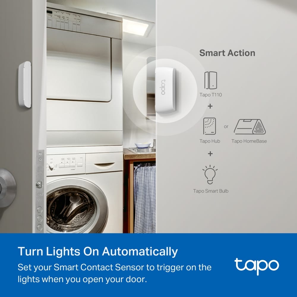 Senzor Miscare Smart TP-Link Tapo T110 - WiFi, Alb - imagine 13