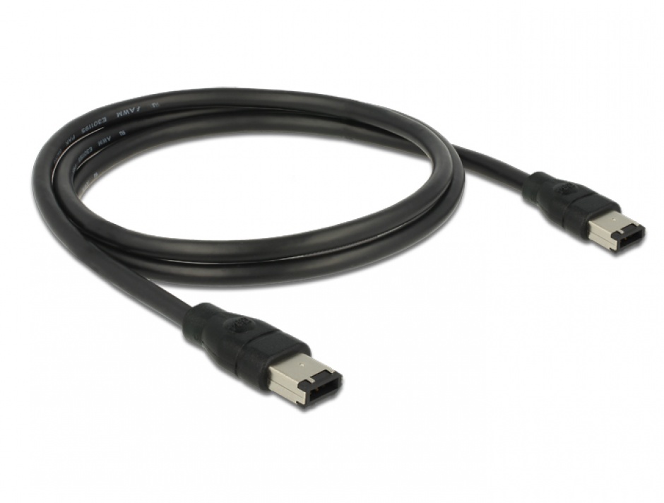 Cablu FireWire 6p-6p 1m, Delock 82573