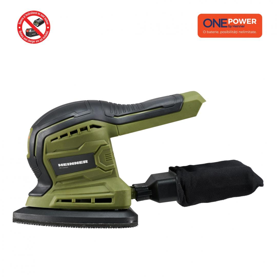 Șlefuitor 18V One Power by Heinner - 1200 OPM, Fără Baterie - imagine 6