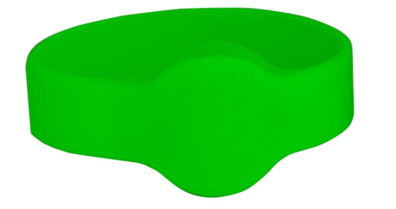 Brățară Proximitate Silicon Verde Yli - Rezistentă Apă