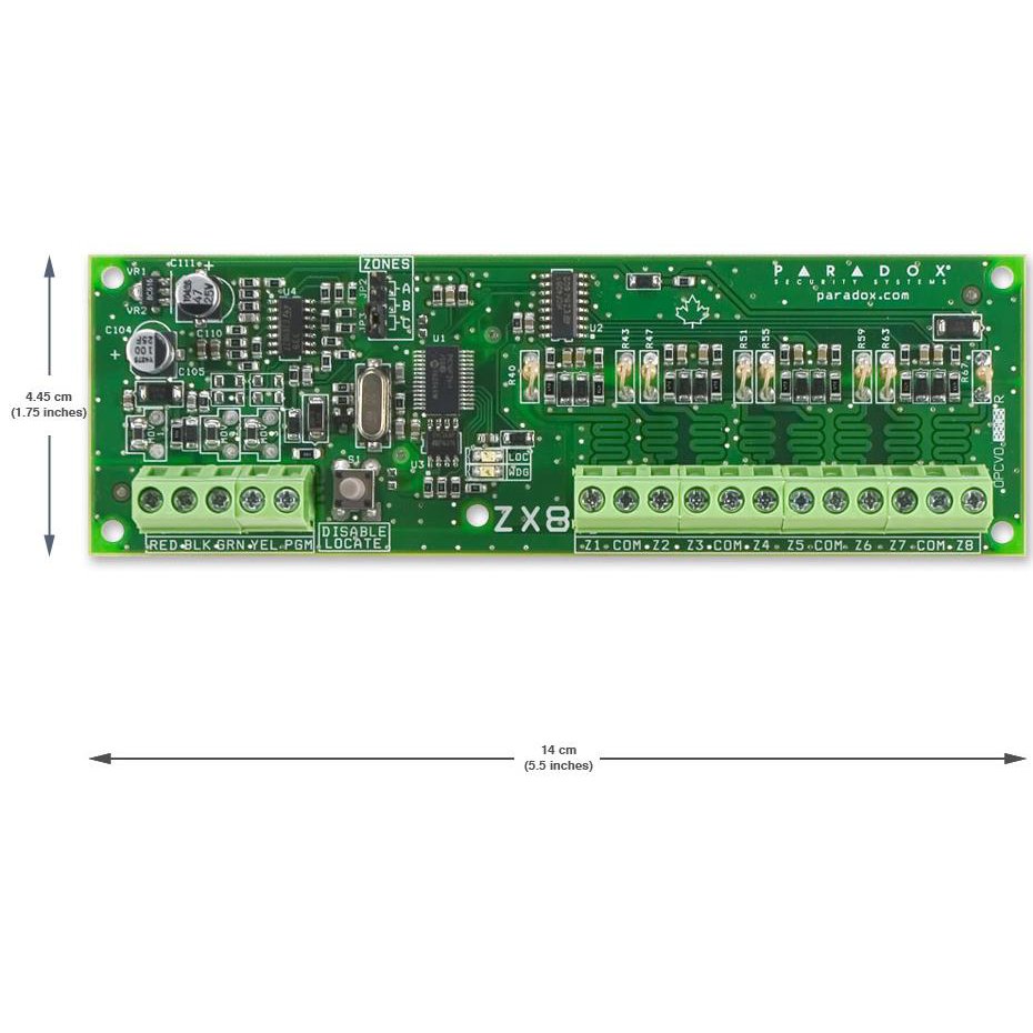 Modul Extensie 8 Zone Paradox ZX8