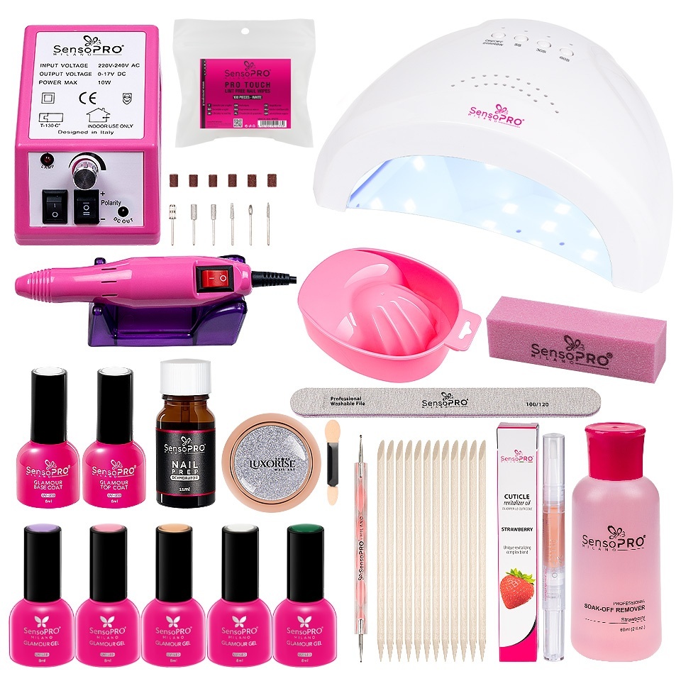 Kit Oja Semipermanenta Glamorous PRO - Kitunghii - imagine 2