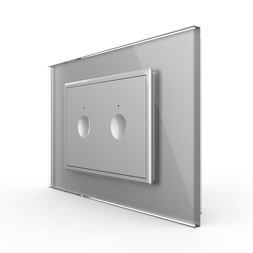 Întrerupător Dublu Touch Livolo, Sticlă, Iluminare LED - imagine 13