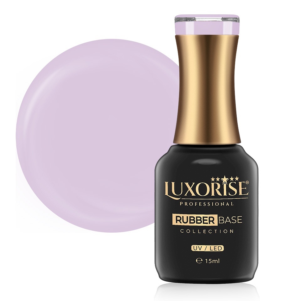 Rubber Base Luxorise Milky Orchid 15ml, Bază Flexibilă