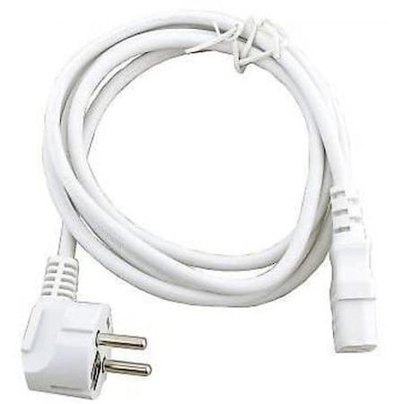 Cablu Alimentare Gembird 1.8m Schuko-C13 VDE Alb - imagine 2