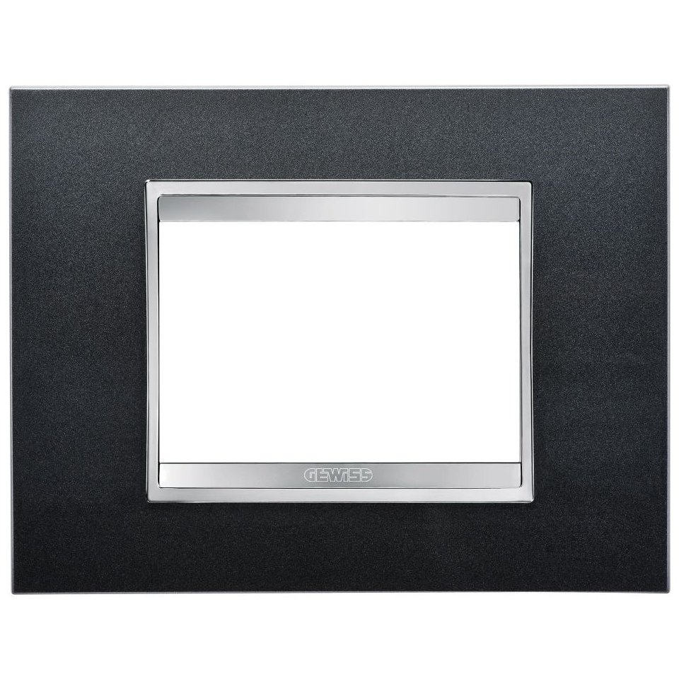 Rama 3 module Gewiss Chorus Lux, ardezie
