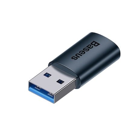 Adaptor BASEUS USB 3.1 la Type-C OTG - 10 Gbps, Compact - imagine 2