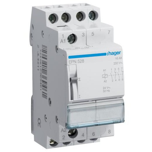 Teleruptor Hager 16A 24Vcc | Siguranță și Precizie
