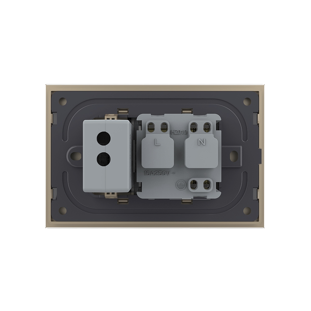 Priza Simplă cu USB Livolo, Italiană, Sticlă - imagine 12