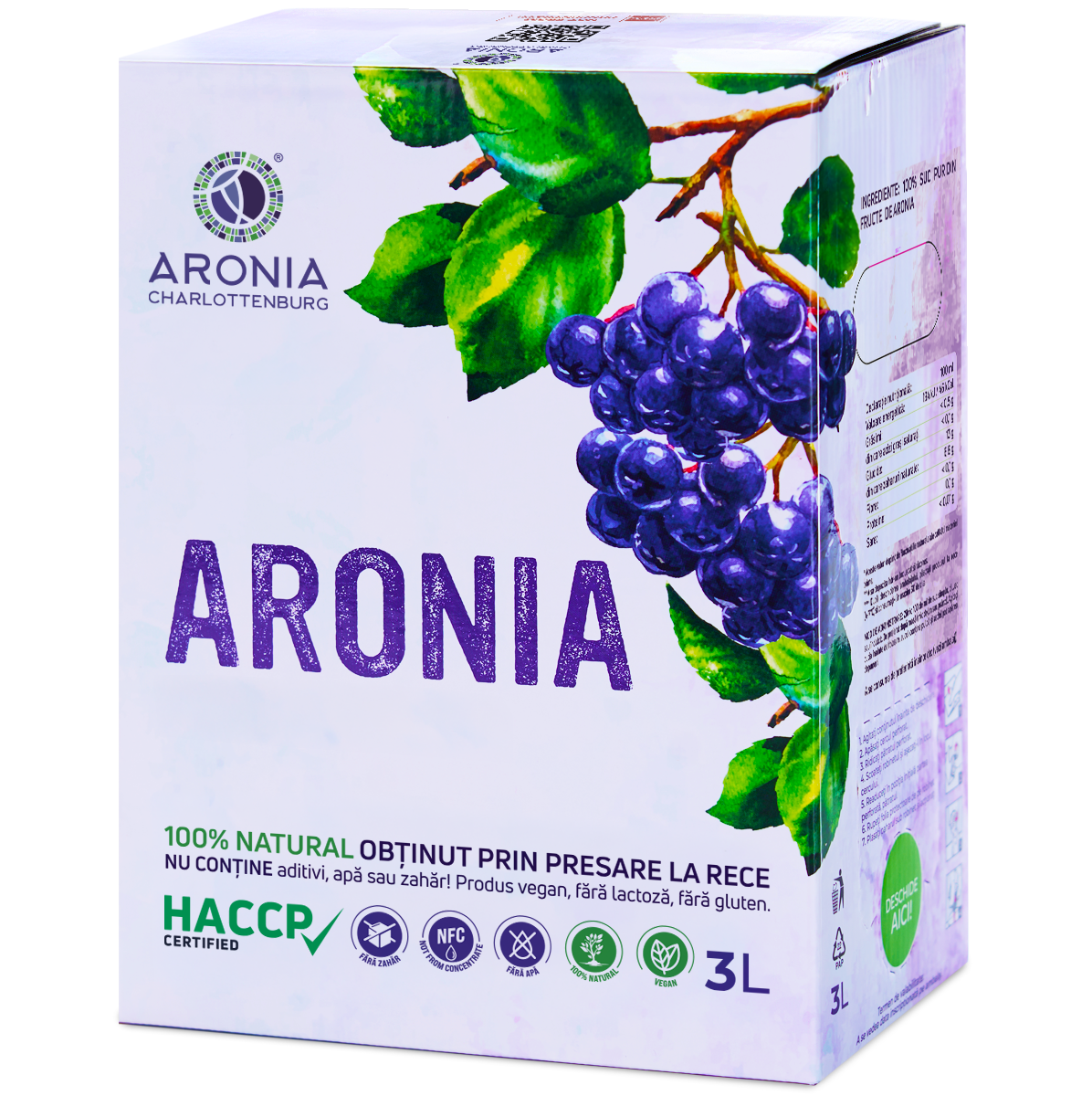 Suc Aronia 100% Natural 3L