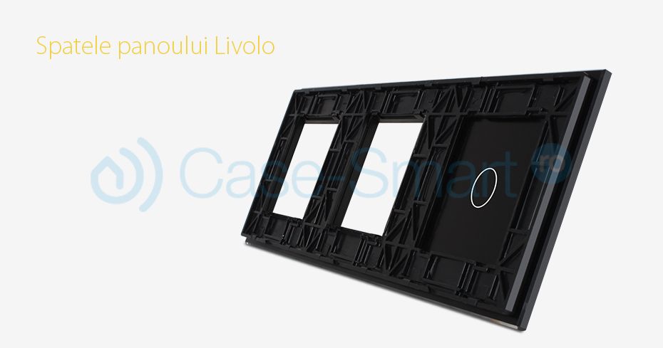 Panou Touch Livolo Sticla cu 2 Prize - imagine 8