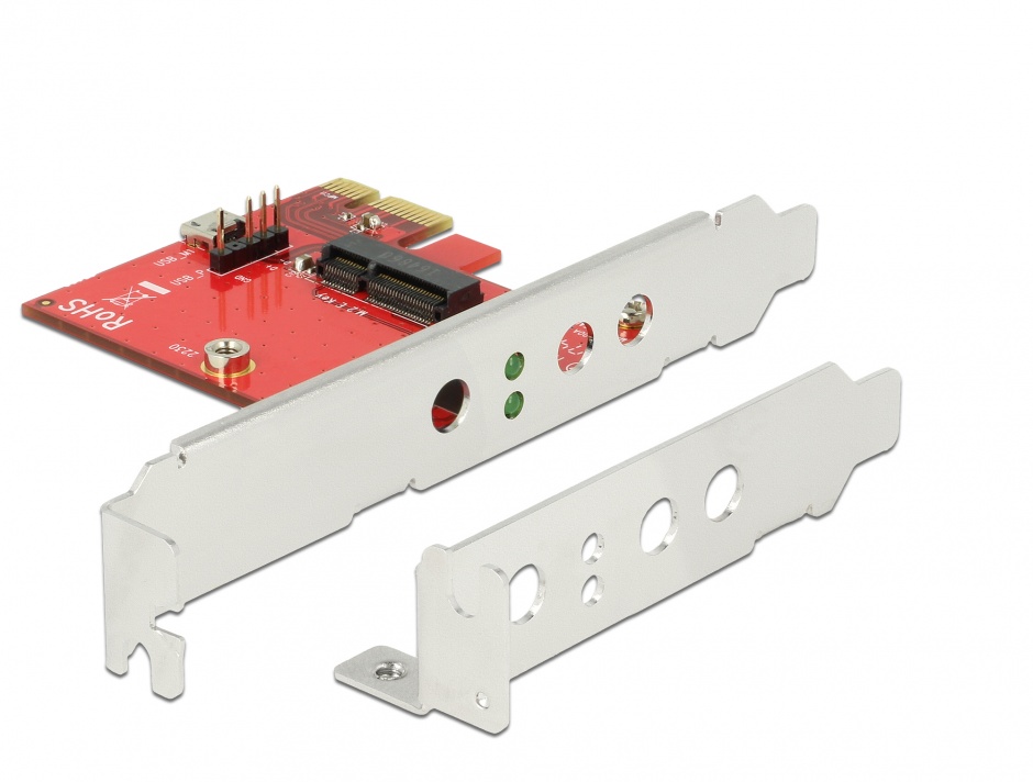 Adaptor PCI Express la M.2 Key E Delock