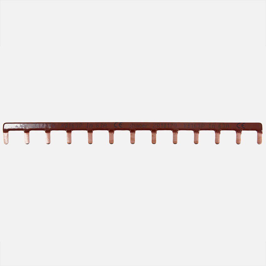 Busbar Hager 1P 63A 13 module, KB163P