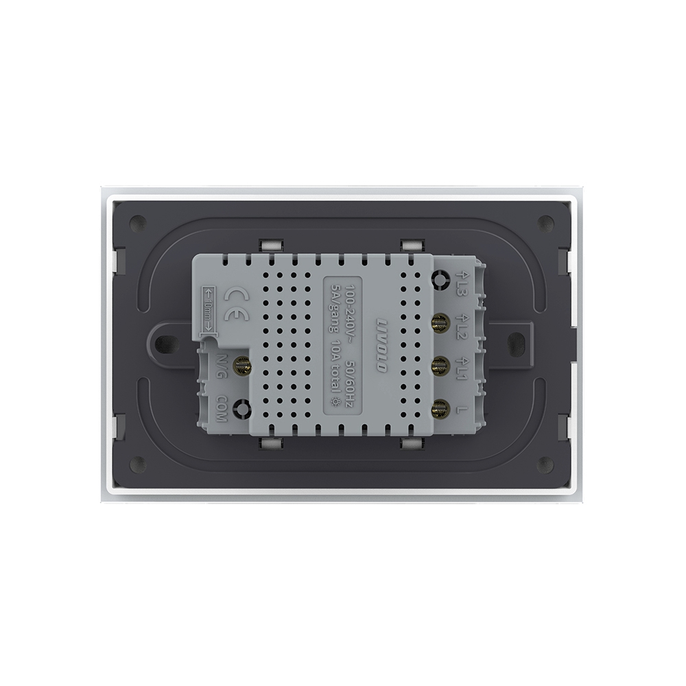 Intrerupator Dublu WiFi Touch LIVOLO Standard Italian - imagine 4