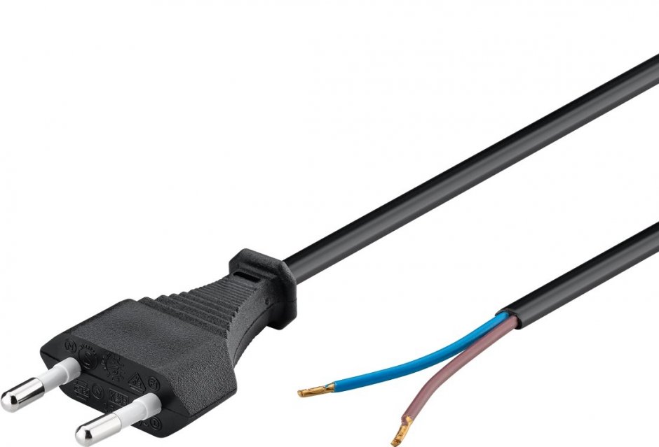 Cablu Alimentare Euro 2m Negru OEM