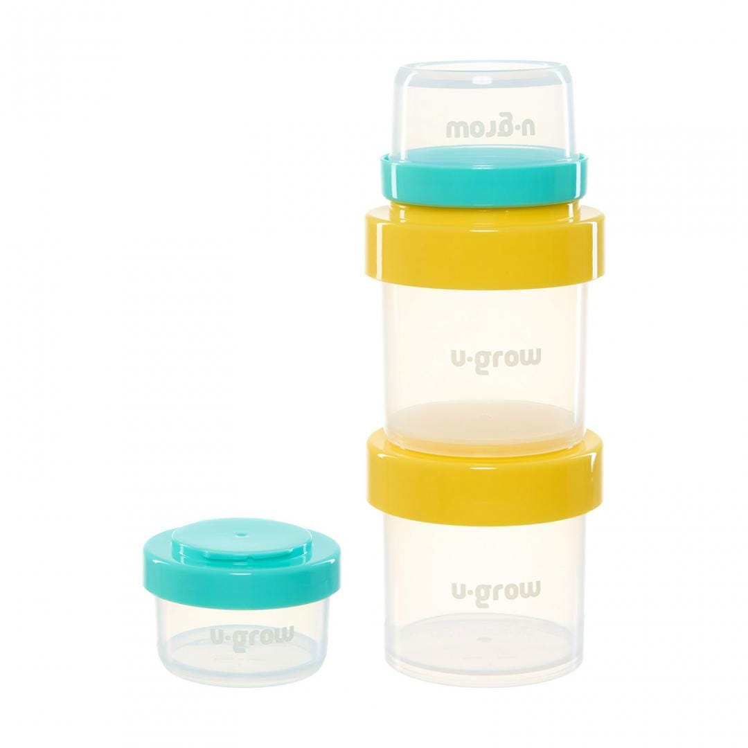 Recipiente U-GROW 8 piese - Set Stocare Hrană Bebeluși - imagine 10