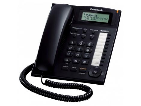 Telefon Panasonic KX-TS880FXB cu Caller ID și Speaker