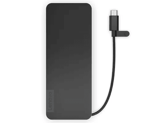 Lenovo USB-C Slim Travel Dock - Compact și Portabil