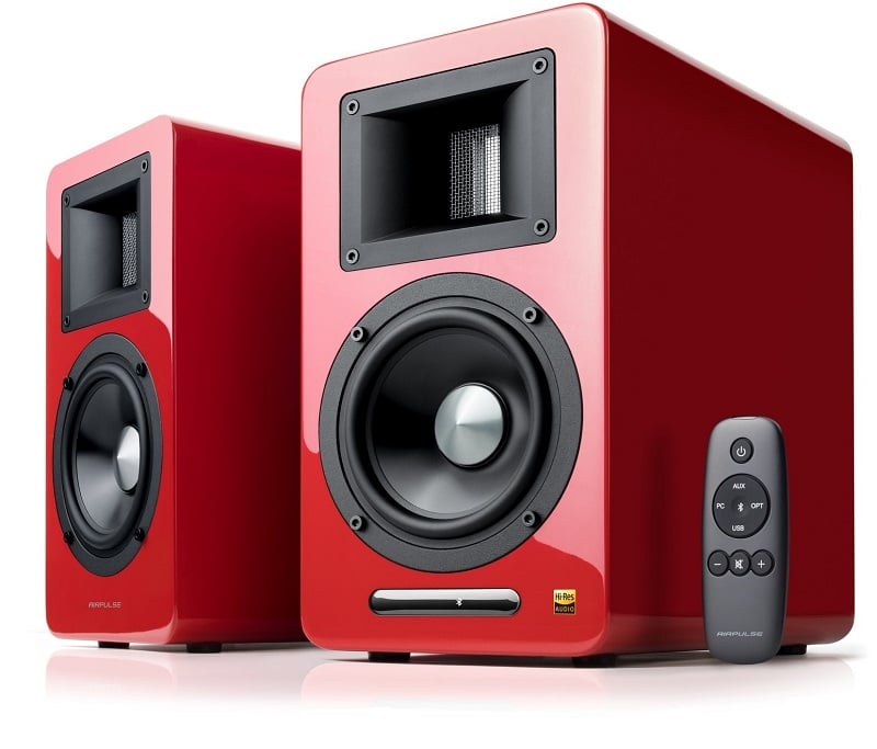 Airpulse A100-RD Boxe Active Hi-Res Audio - imagine 1