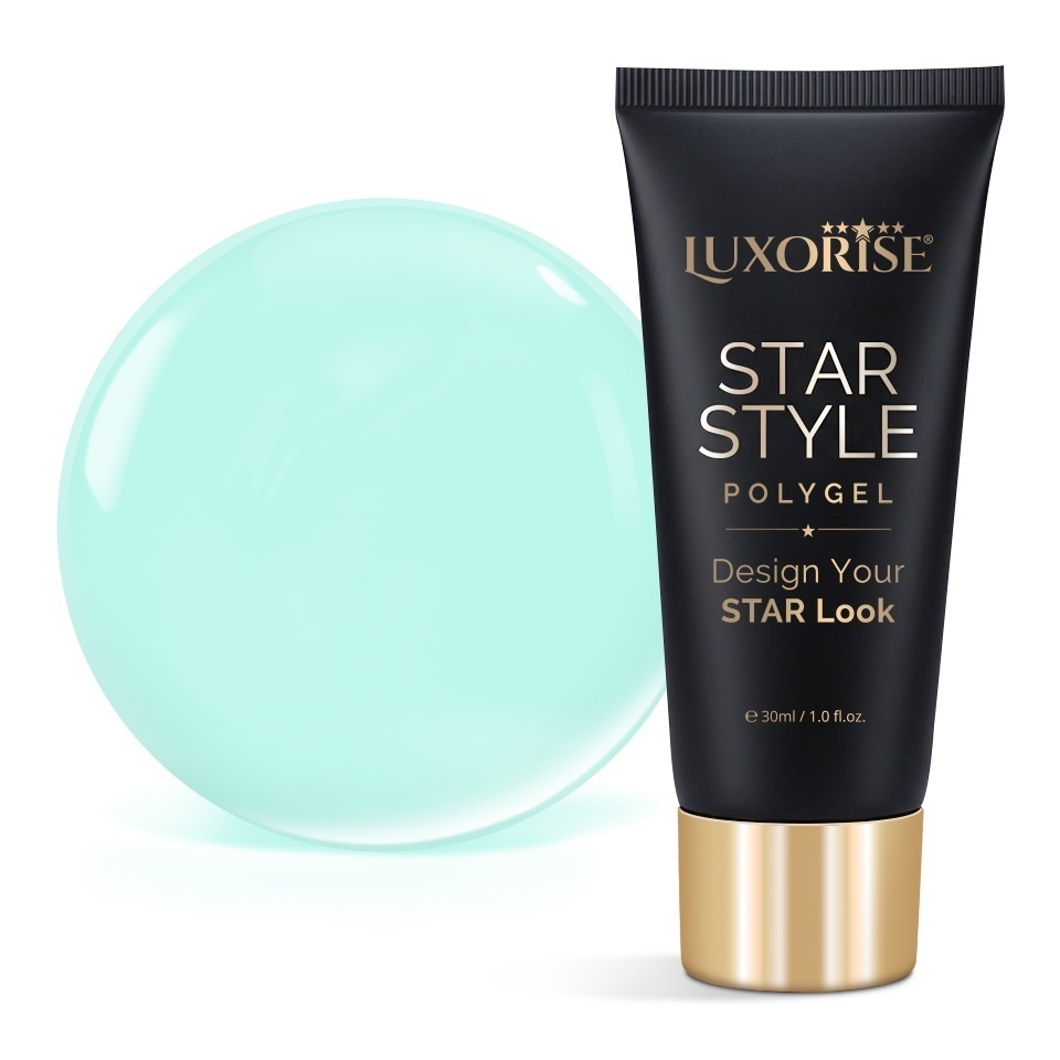 Polygel LUXORISE STAR STYLE - STAR DREAM Collection, Mint Reverie, 30ml