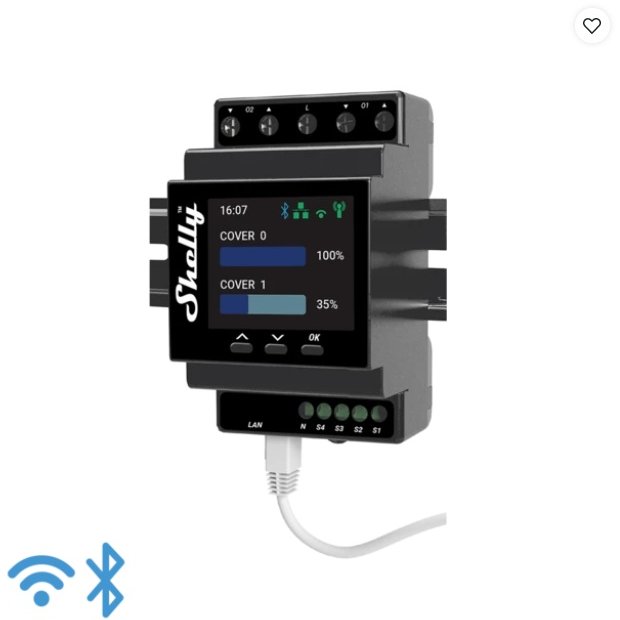 Releu Inteligent Pro Dual Shelly, Control LAN/Wi-Fi - imagine 1