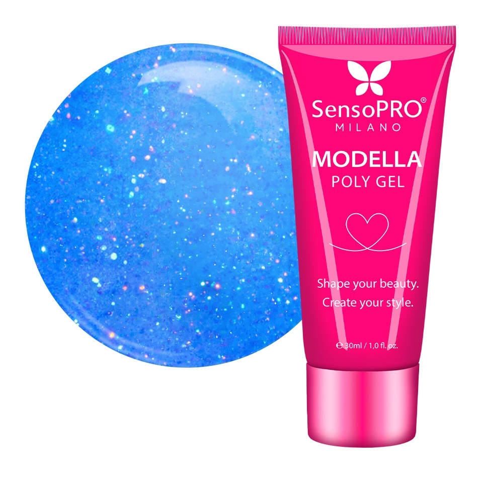 Polygel MODELLA SensoPRO Milano - Sapphire Mode, 30ml