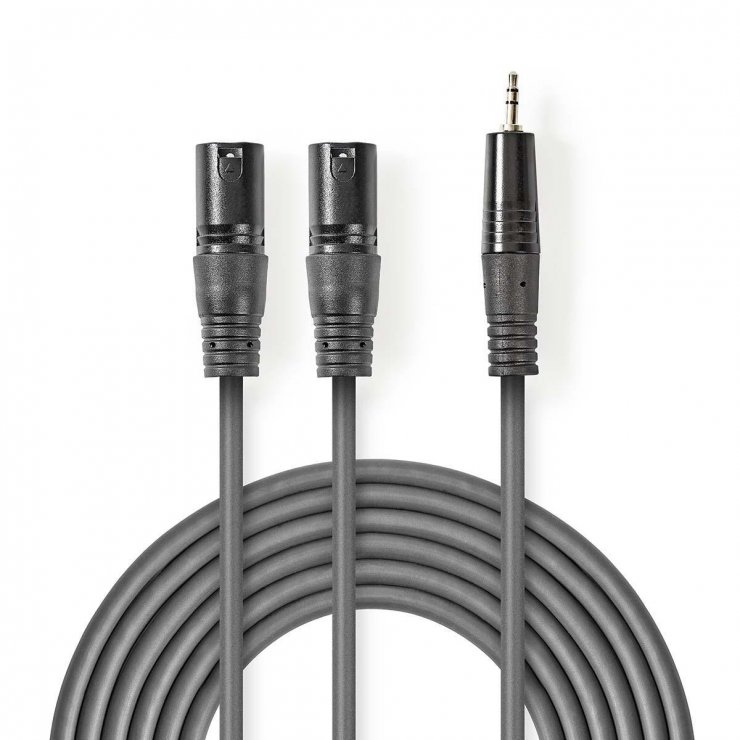 Cablu XLR la Jack 3.5mm Stereo Nedis 1.5m