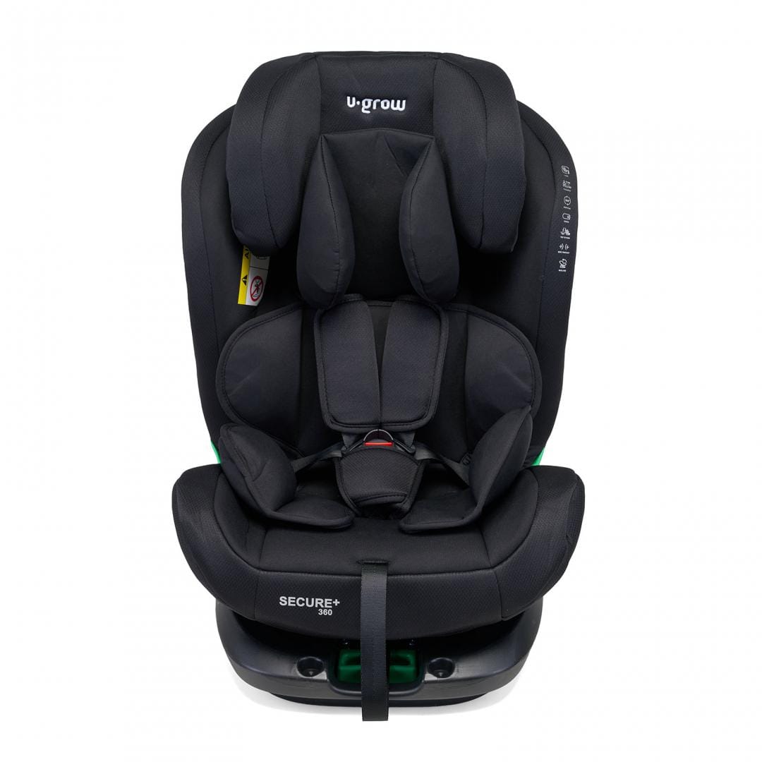 Scaun Auto U-Grow Secure+ 360° i-Size 40-150 cm Negru - imagine 2