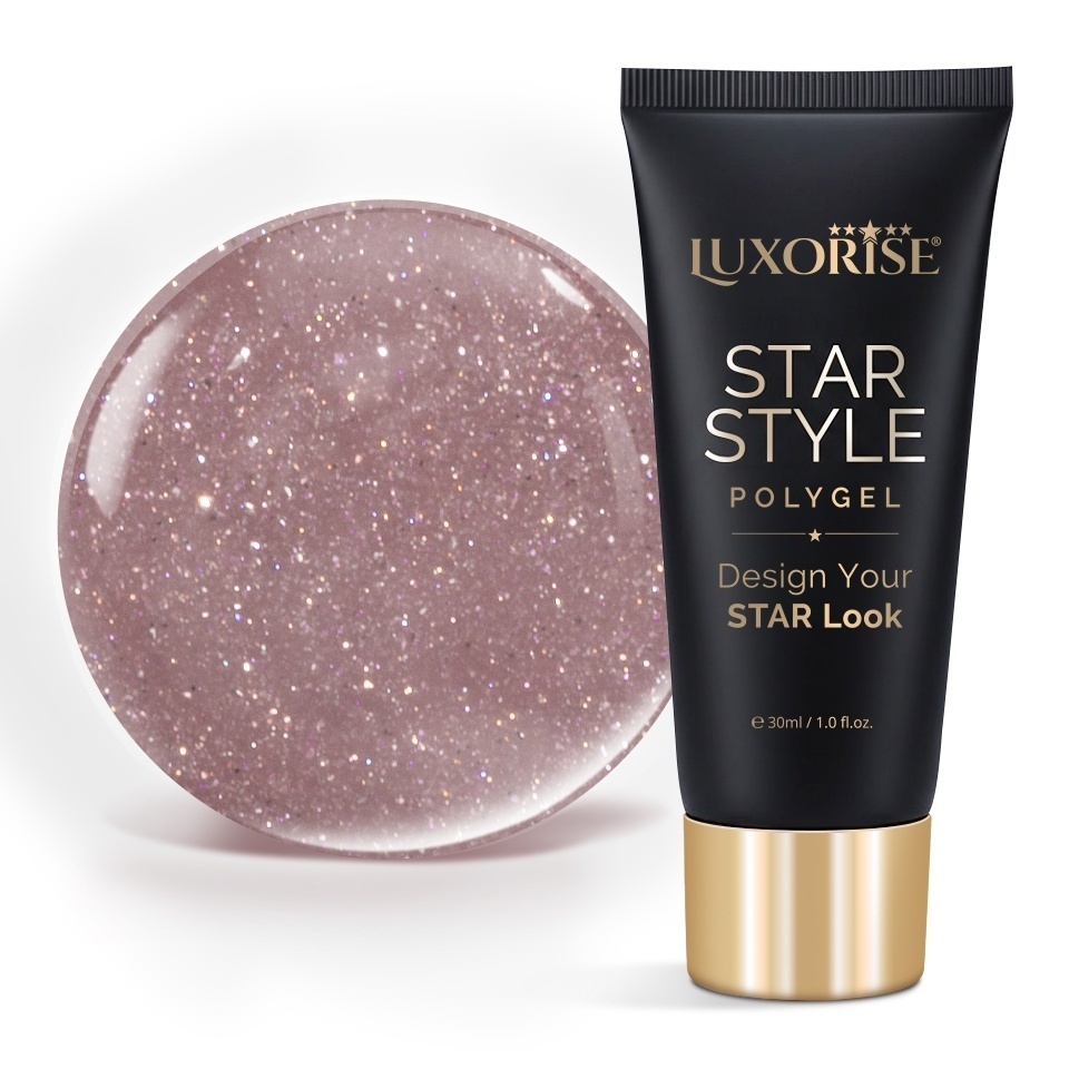 Polygel LUXORISE STAR STYLE - STAR SIGNATURE Collection, Bronze Whisper, 30ml