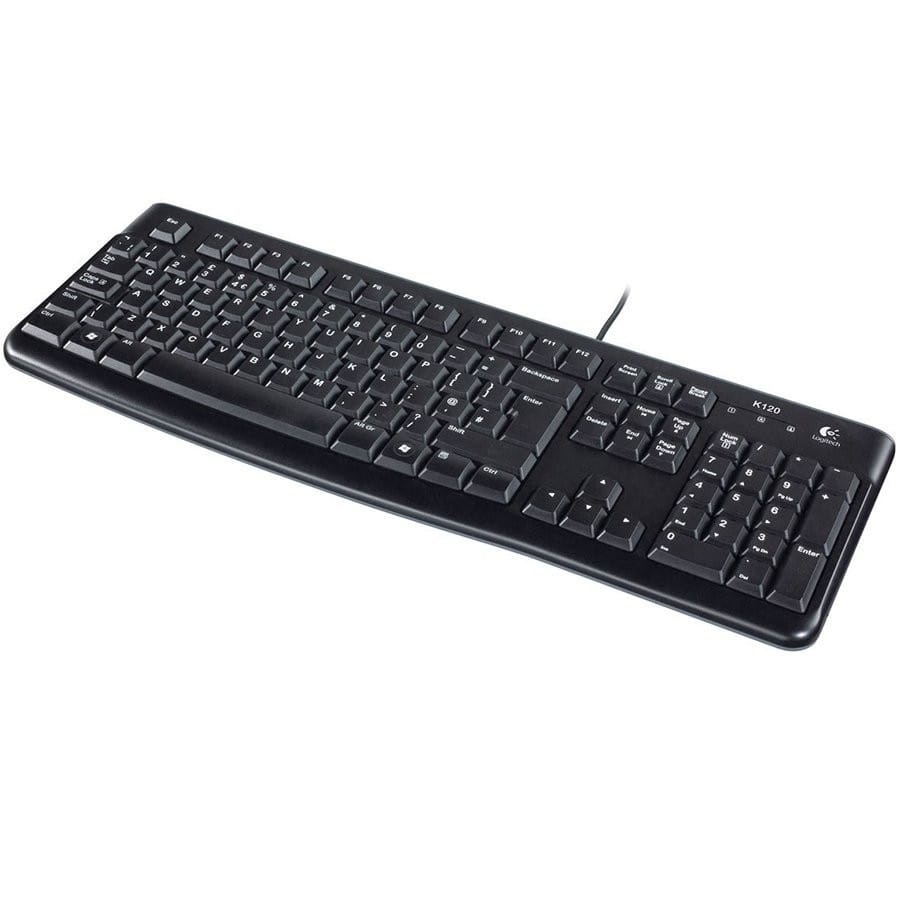 Tastatura Logitech K120 USB Negru - Tastare Silențioasă - imagine 2