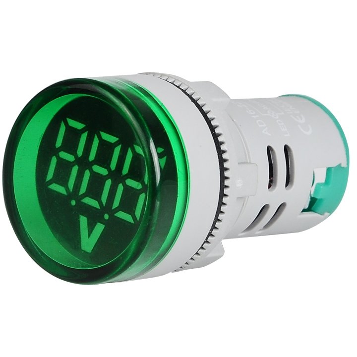 Voltmetru Digital Sinotimer 60-500V AC LED - imagine 1