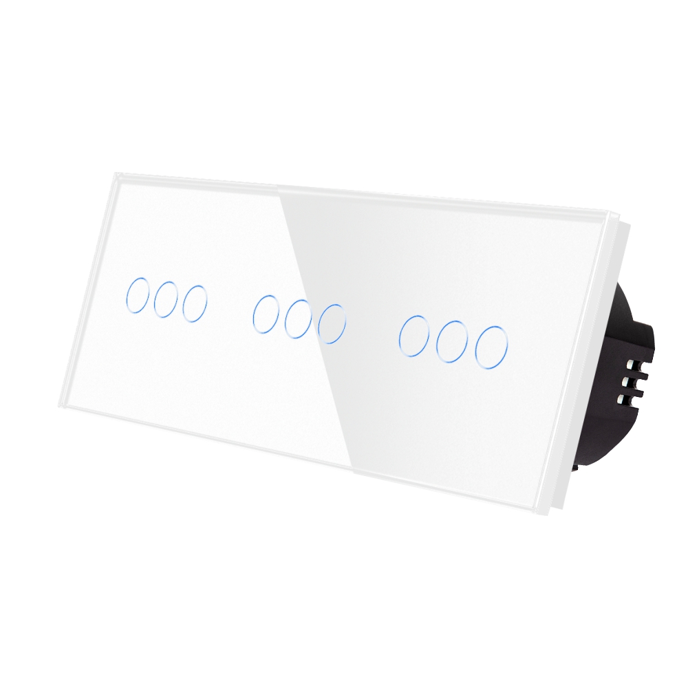 Intrerupator Touch Triplu Sticla LUXION IP45