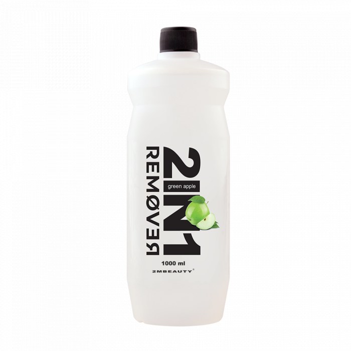 Dizolvant 2M 2 in 1 Măr Verde 1000ml Nailshop