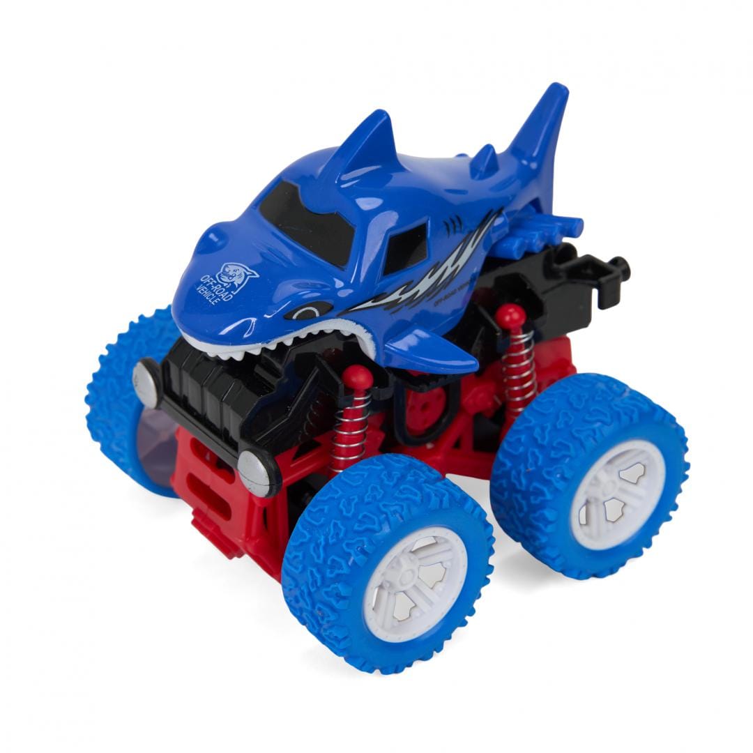Mașină Off-Road 4x4 360° Momki - Jucărie Fricțiune Albastră - imagine 3