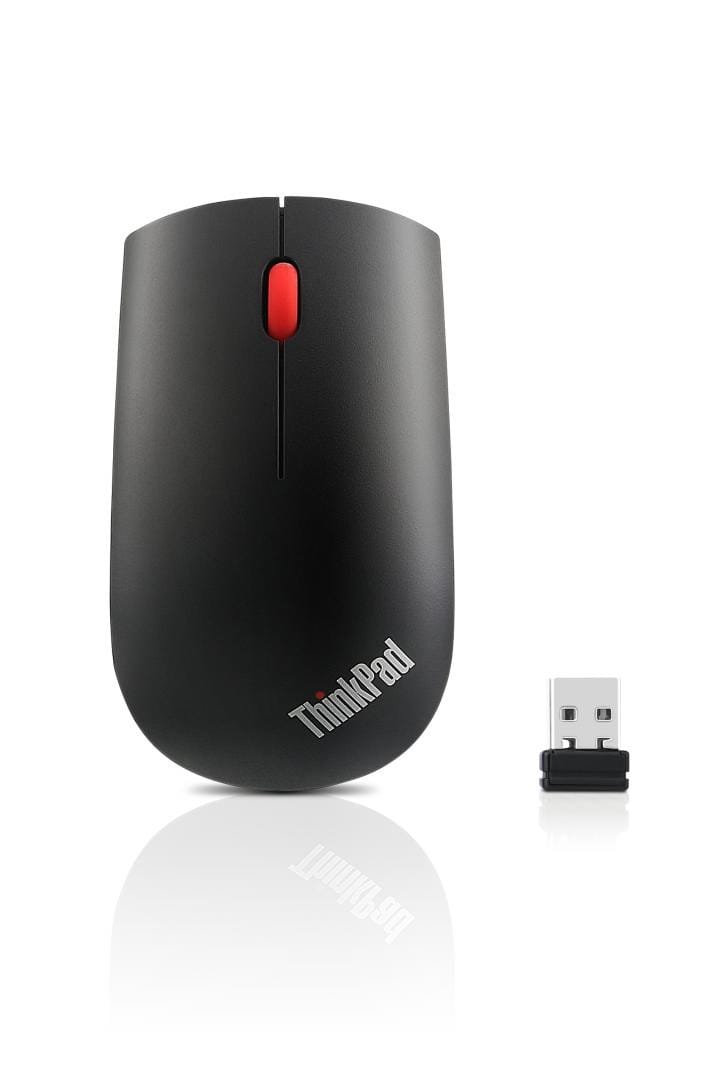 Mouse Wireless Lenovo ThinkPad Negru - 1200 DPI, Ergonomic - imagine 2
